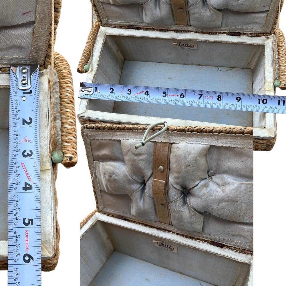 Dritz Handled Raised Sewing Storage Box - Picture 4 of 6